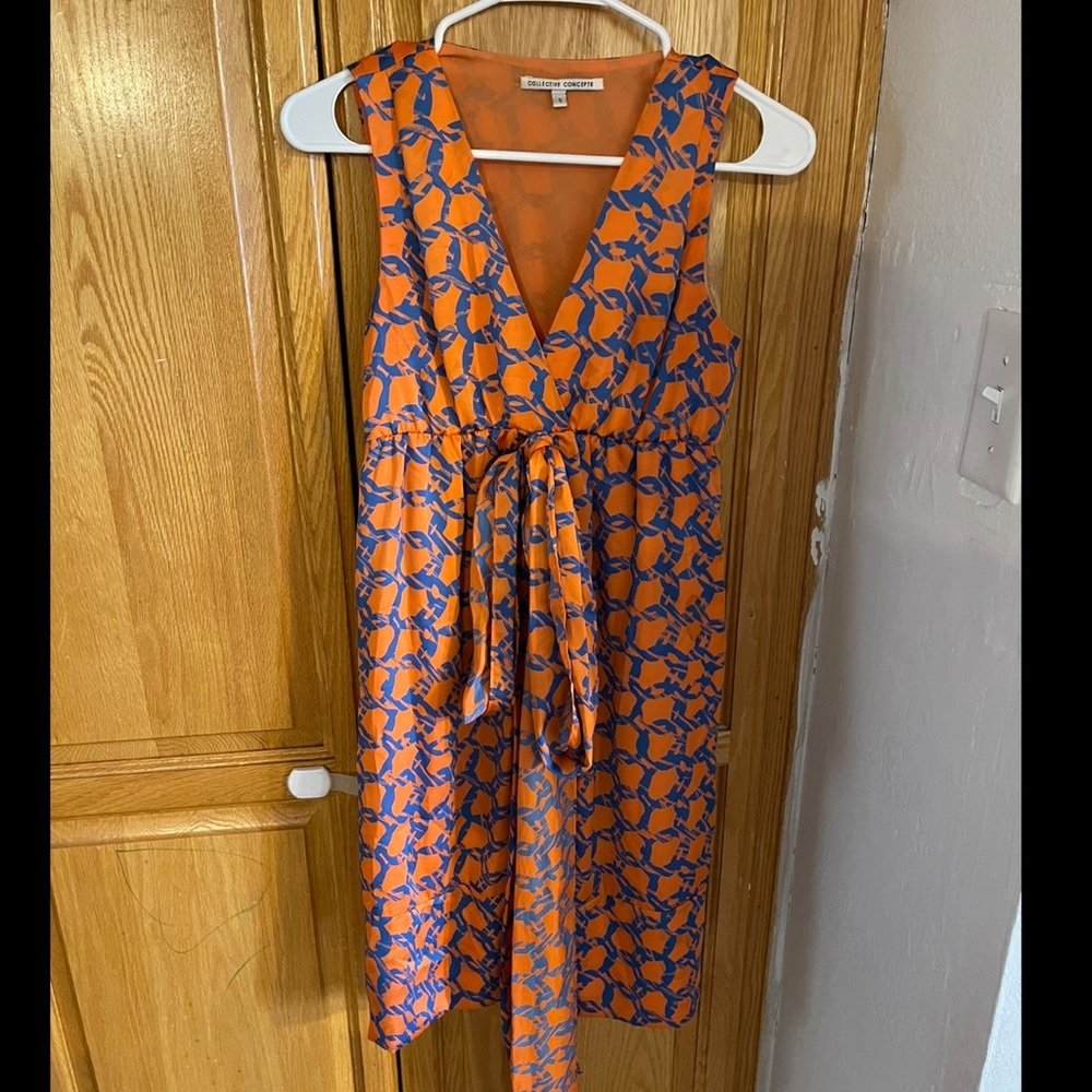 Blue and Orange Size Small Dress